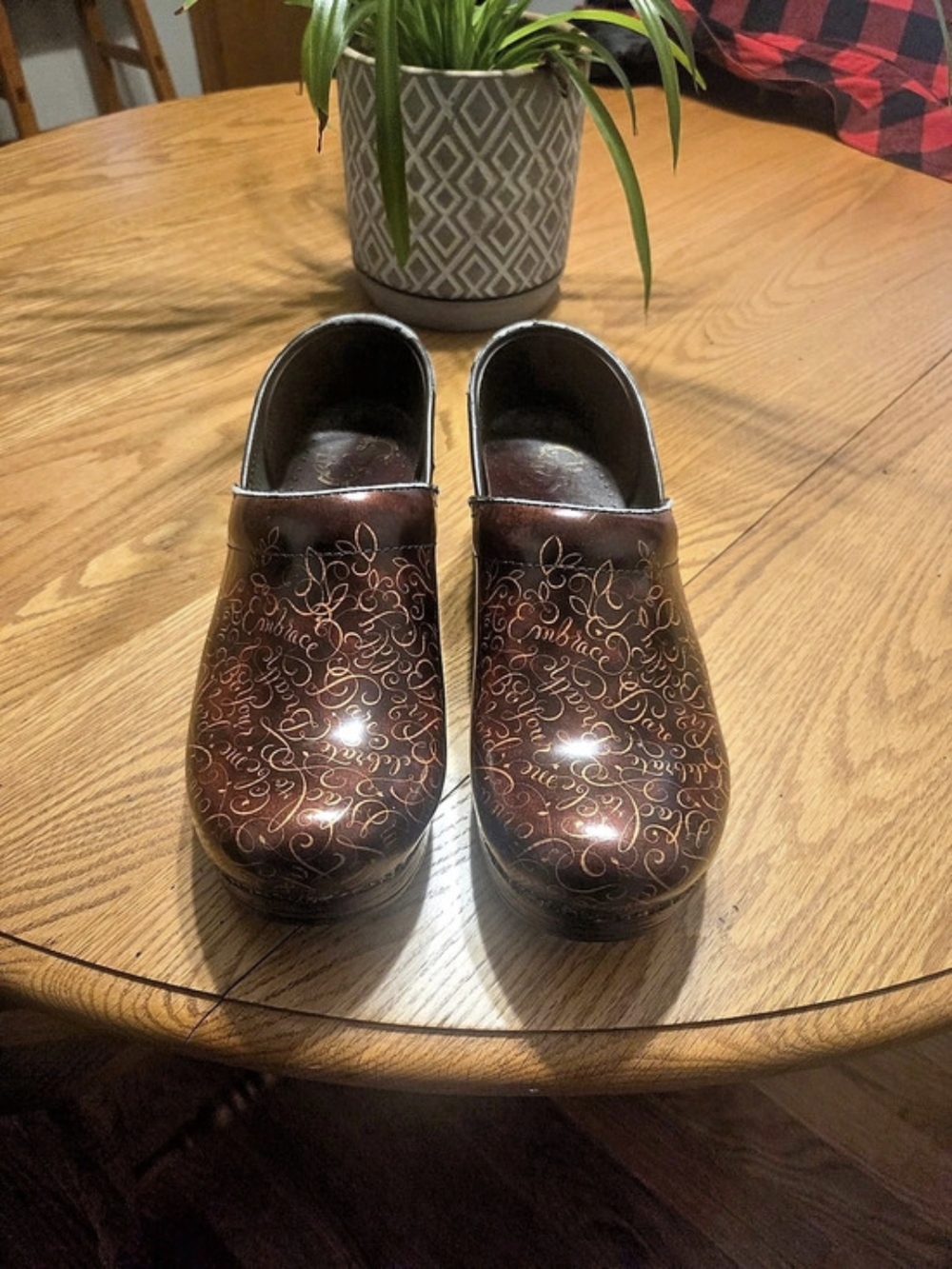 Dansko Professional Clog Brown Patterned